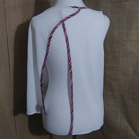 Mark. Avon Tank Deep Low Cut Top XL 14-16 White NWOT RED BANNER - Picture 7 of 9